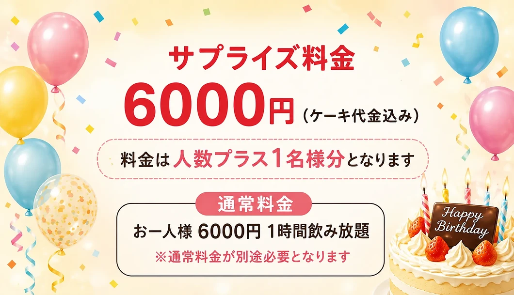 バースデー料金