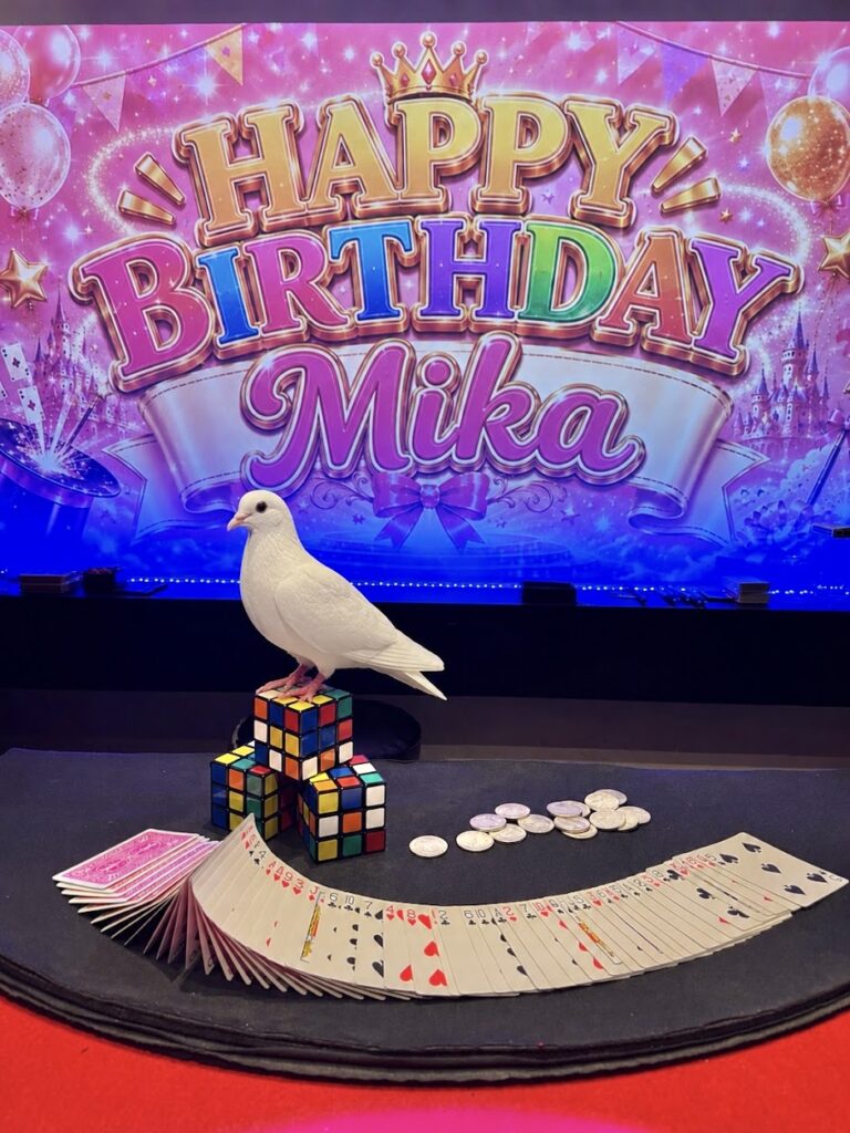 彼女へ誕生日サプライズ|ミカさんのお祝い【大阪・難波】