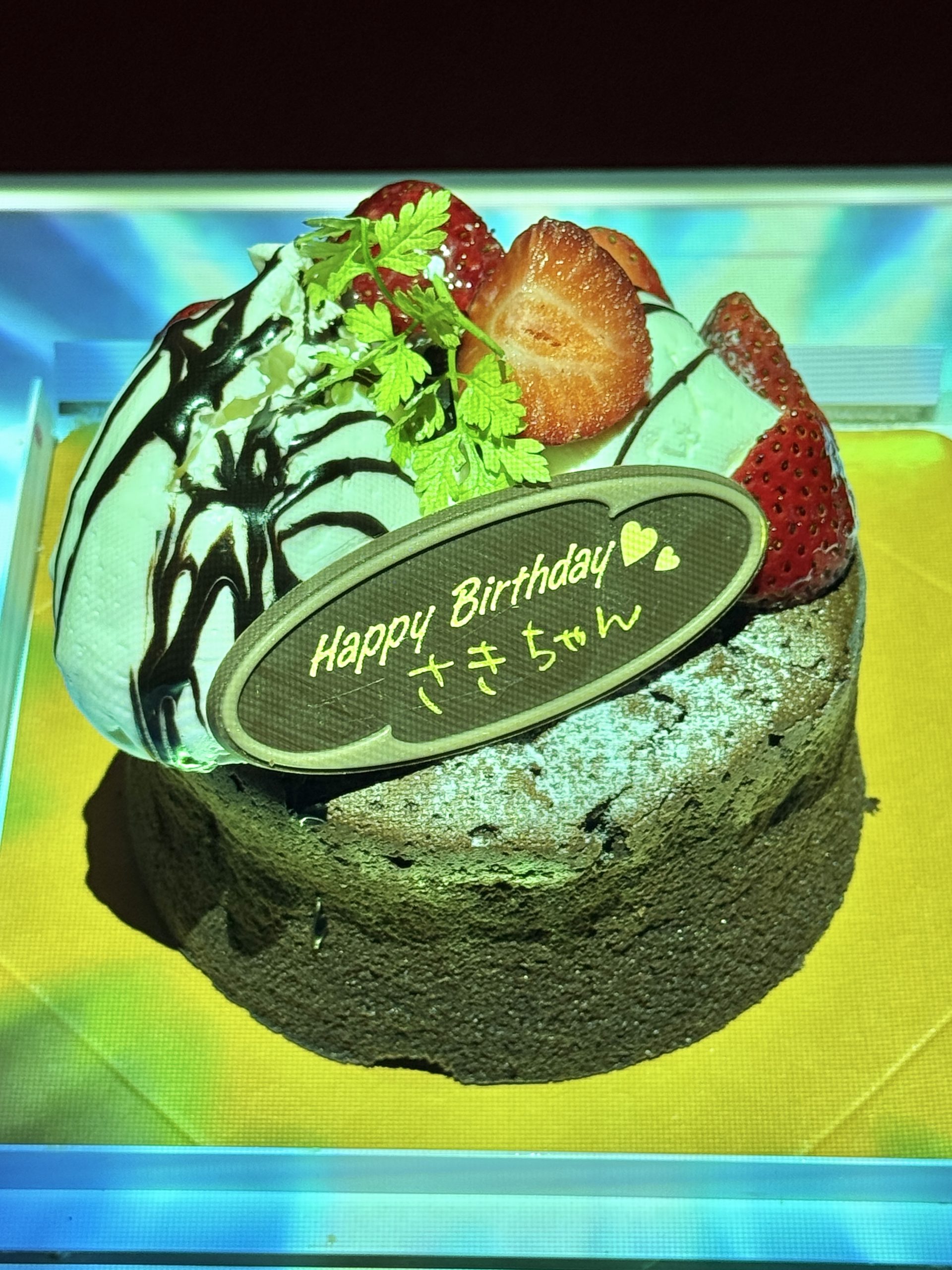 女子会で友達を驚かせるバースデーケーキ