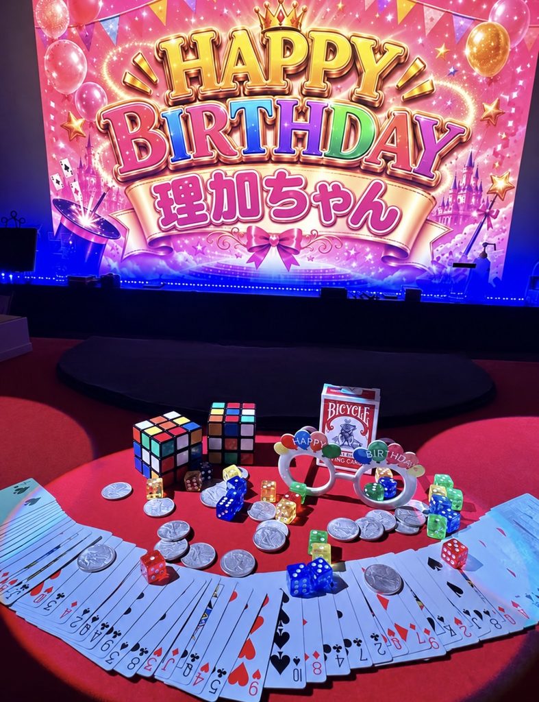 大阪のMagicBar ELEVENでショー終盤から始まる理加ちゃんへの誕生日サプライズ