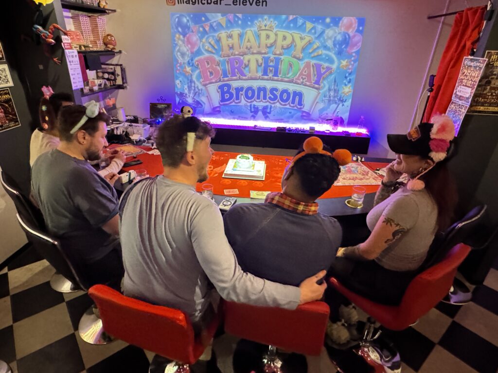 Birthday Surprise in Osaka for Family | Celebrating Bronson with Magic & Cake