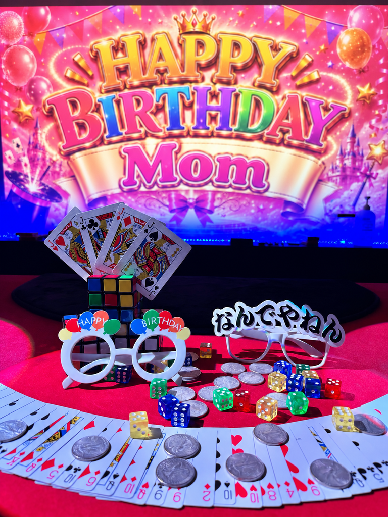 海外から大阪旅行で訪れた家族からMomへの誕生日サプライズ
