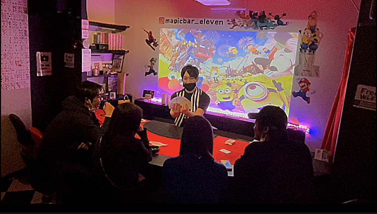 【大阪・難波】デートにおすすめなバー マジックバー イレブン